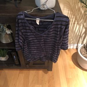 Free people quarter inch sleeve shirt